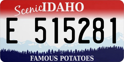 ID license plate E515281