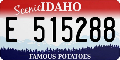 ID license plate E515288