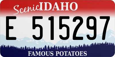 ID license plate E515297