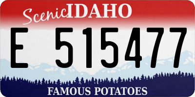 ID license plate E515477