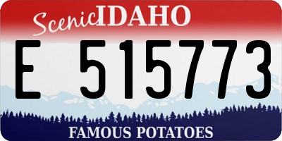 ID license plate E515773