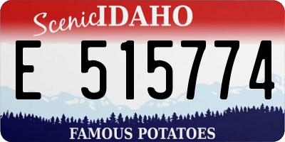 ID license plate E515774