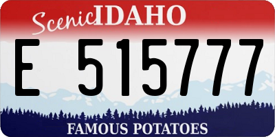 ID license plate E515777