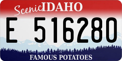 ID license plate E516280