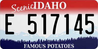ID license plate E517145