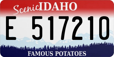 ID license plate E517210