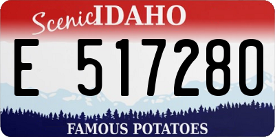 ID license plate E517280