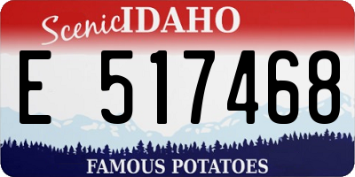 ID license plate E517468