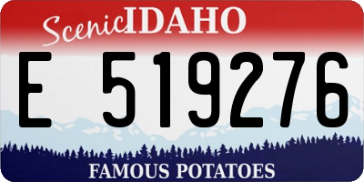 ID license plate E519276