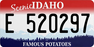 ID license plate E520297