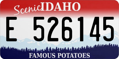 ID license plate E526145