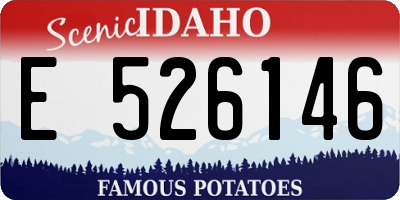 ID license plate E526146