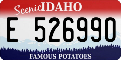 ID license plate E526990