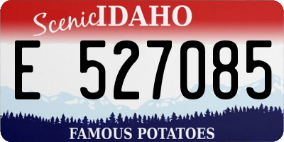 ID license plate E527085