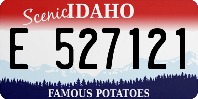 ID license plate E527121