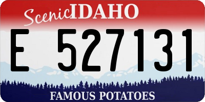 ID license plate E527131