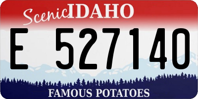 ID license plate E527140