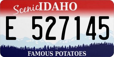 ID license plate E527145