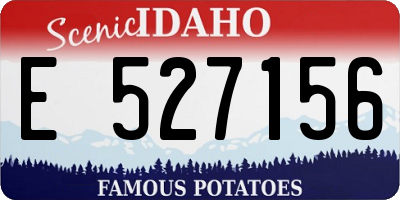 ID license plate E527156