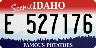 ID license plate E527176