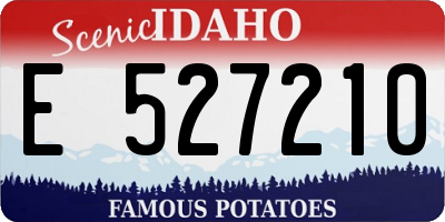ID license plate E527210