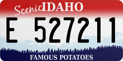 ID license plate E527211