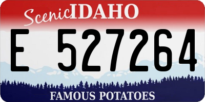ID license plate E527264