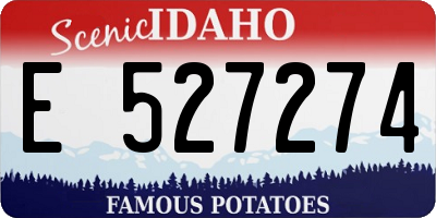 ID license plate E527274