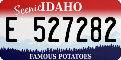 ID license plate E527282
