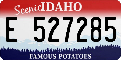ID license plate E527285