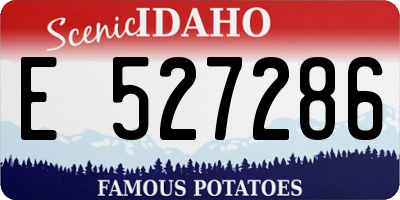 ID license plate E527286