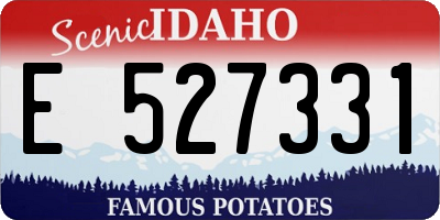 ID license plate E527331