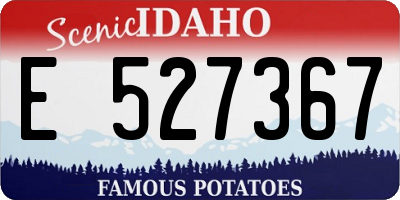 ID license plate E527367