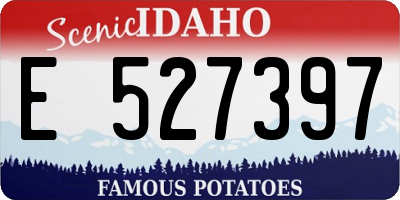 ID license plate E527397