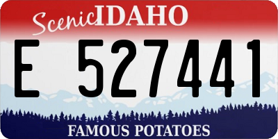 ID license plate E527441