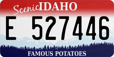 ID license plate E527446