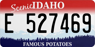 ID license plate E527469