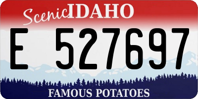 ID license plate E527697