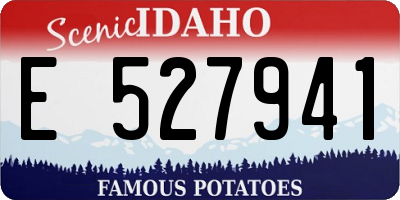 ID license plate E527941