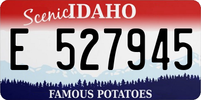 ID license plate E527945
