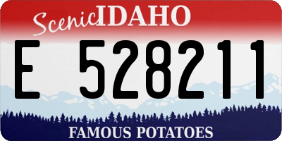 ID license plate E528211
