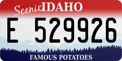 ID license plate E529926