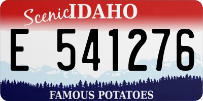 ID license plate E541276
