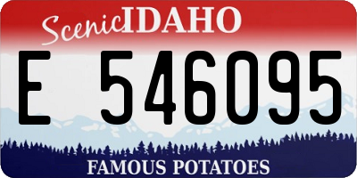 ID license plate E546095