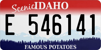 ID license plate E546141