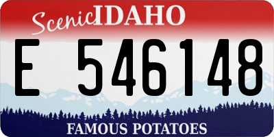 ID license plate E546148
