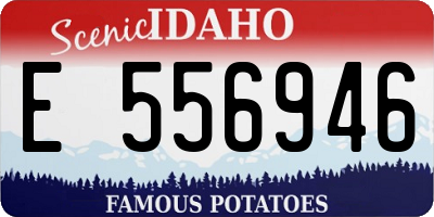 ID license plate E556946