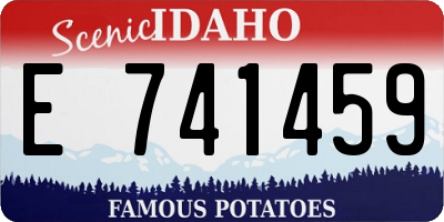 ID license plate E741459