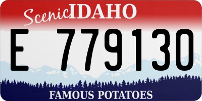 ID license plate E779130