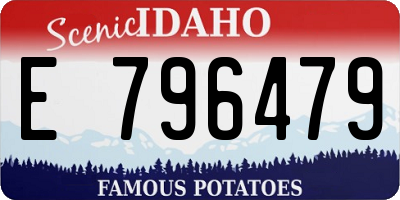 ID license plate E796479